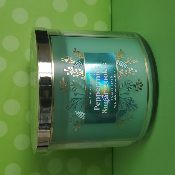 Bath & Body Works Other - Peppermint Sugar Cookie 3 Wick Candle Bath & Body Works 14.5 oz